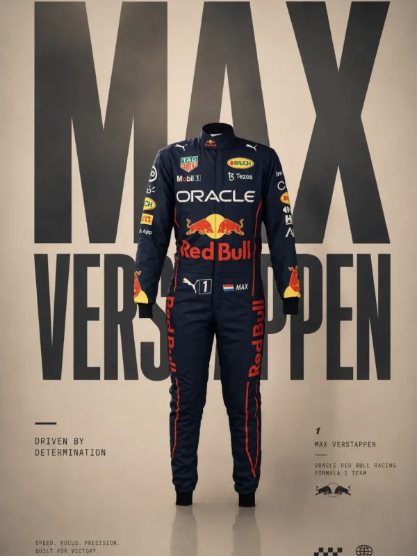2022 Red Bull Max Verstappen F1 Race Suit