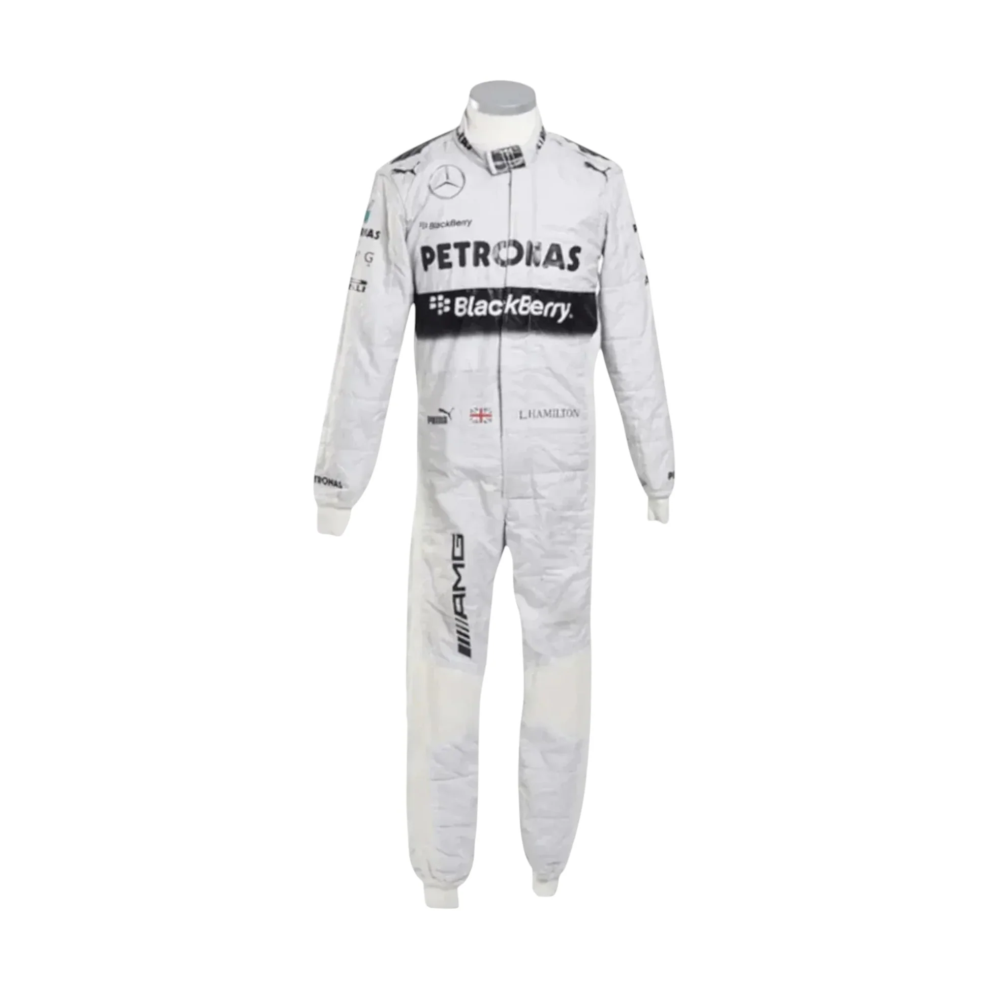 2014 Lewis Hamilton Mercedes F1 Race Suit Replica