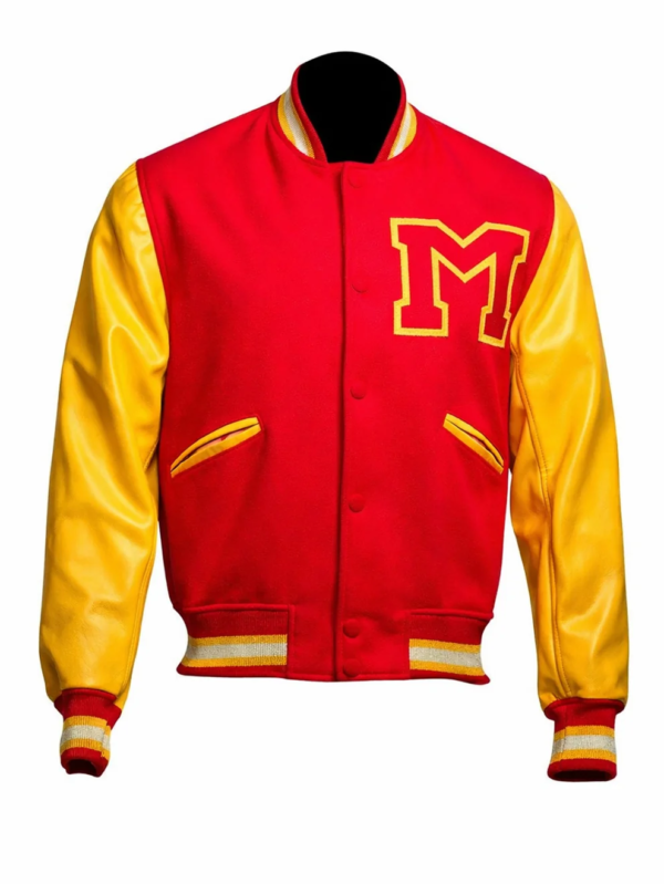 Michael Jackson Thriller M Logo Varsity Jacket