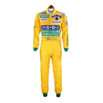 1992 Michael Schumacher F1 Embroidered Race Suit Replica