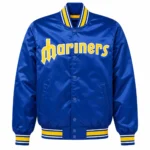 Seattle Mariners Classic Royal Satin Varsity Jacket – MLB Fan Jacket