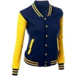 Women’s Navy Blue Varsity Jacket
