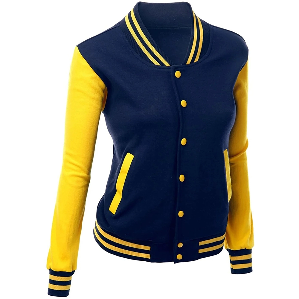 Women's Navy Blue Varsity Jacket Women's Navy Blue Varsity Jacket