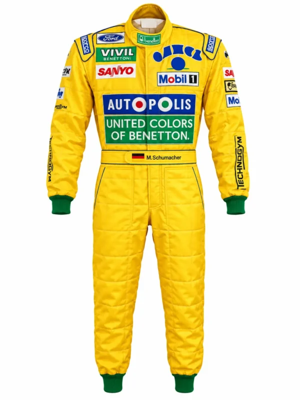 1992 Michael Schumacher F1 Embroidered Race Suit