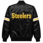Pittsburgh Steelers Black Satin Jacket
