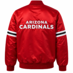 Buy Arizona Cardinals Satin Varsity Jacket