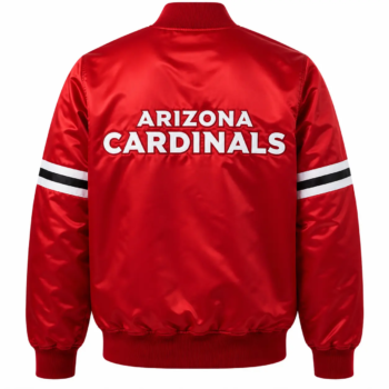 Buy Arizona Cardinals Satin Varsity Jacket
