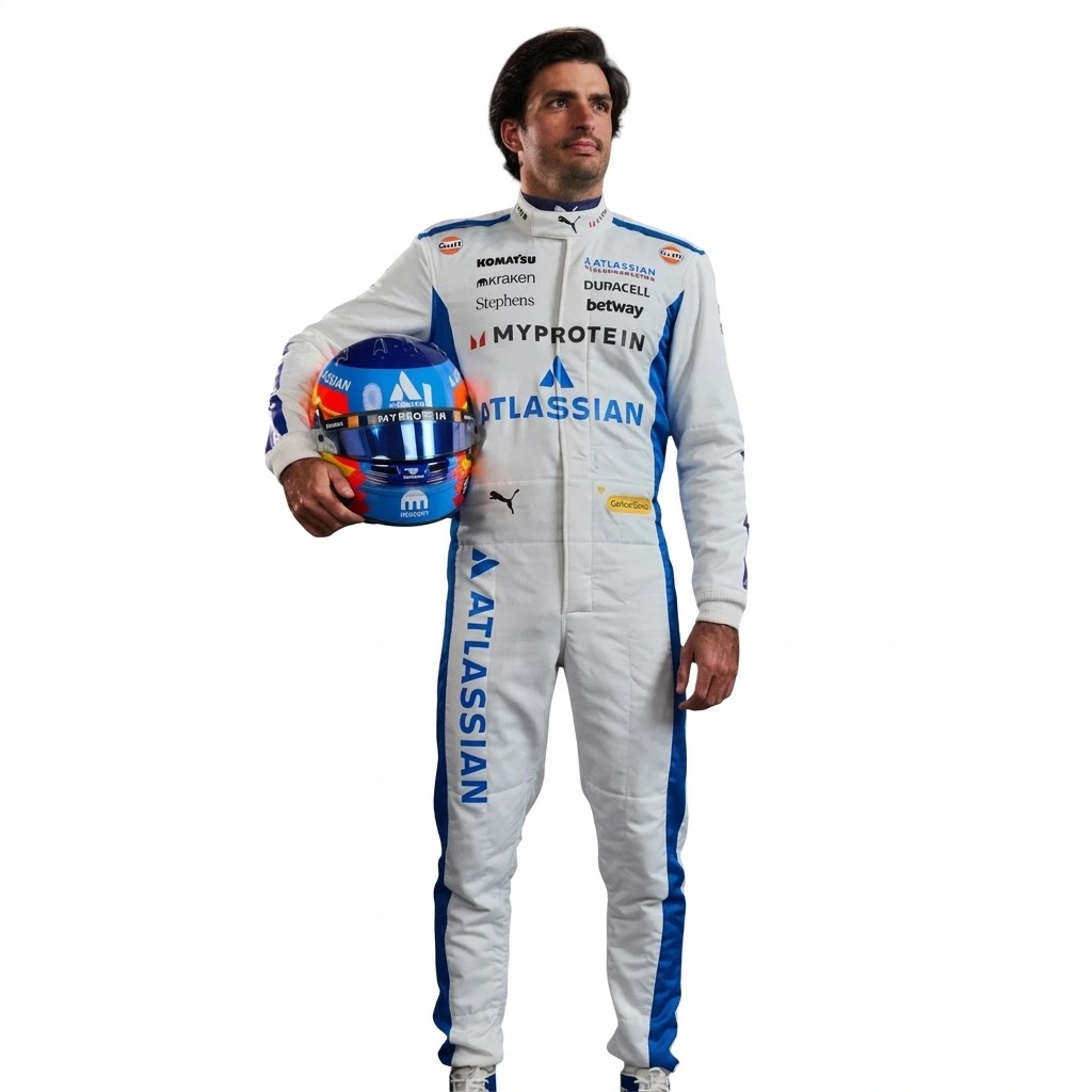 2025 Carlos Sainz F1 Race Suit 2025 Carlos Sainz F1 Race Suit