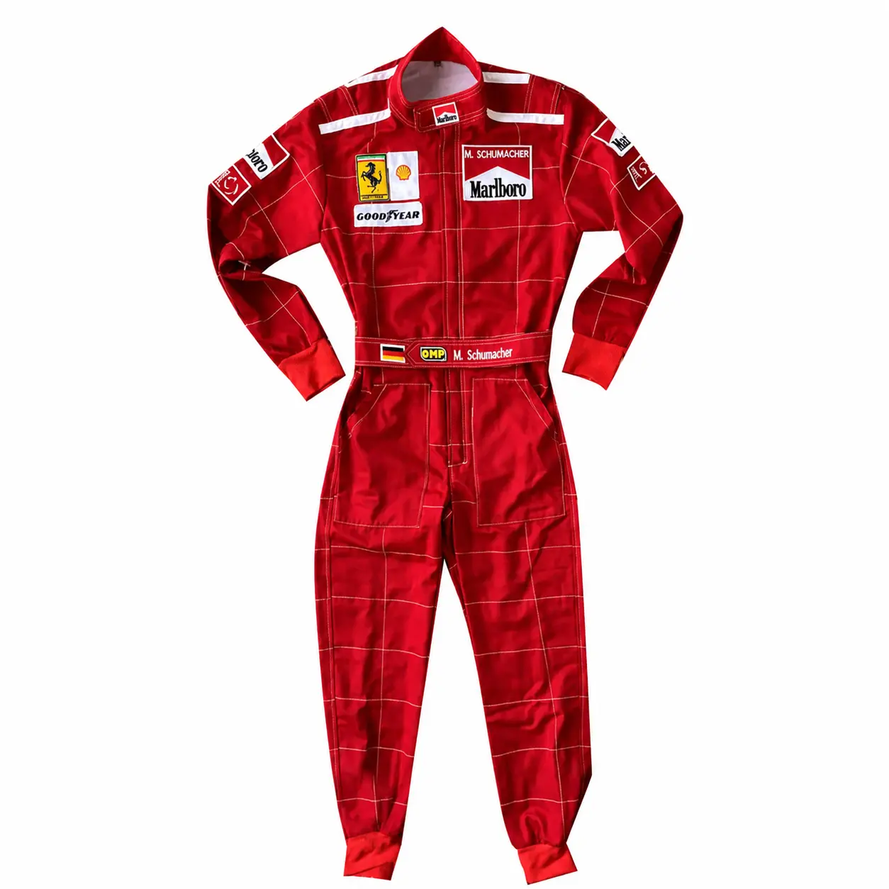 Michael Schumacher 1996 F1 Embroidered Racing Suit Michael Schumacher 1996 F1 Embroidered Racing Suit
