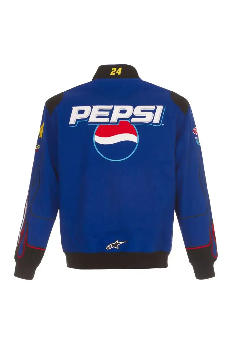 Pepsi NASCAR Racing Jacket Blue Varsity