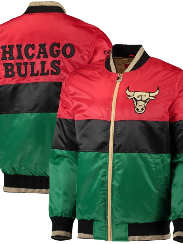 Chicago Bulls NBA 75th Anniversary Varsity Jacket