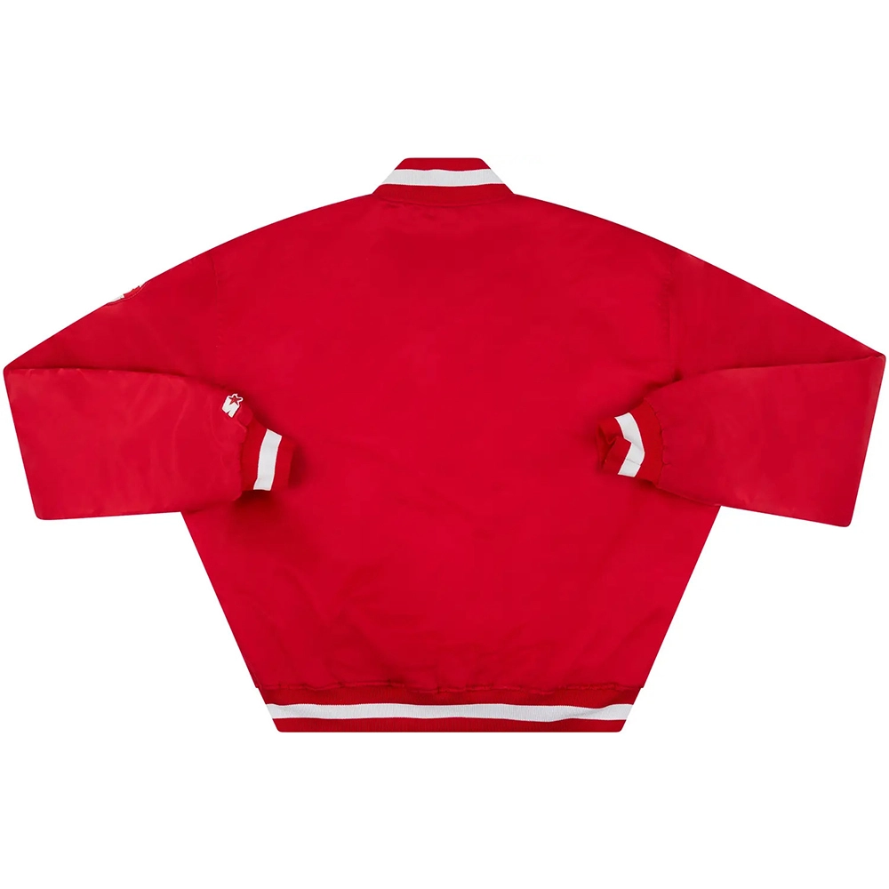 Cincinnati Reds Satin Varsity Jacket Cincinnati Reds Satin Varsity Jacket