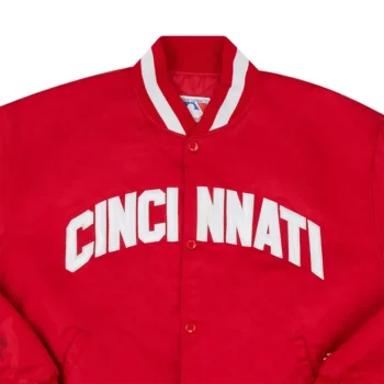 Cincinnati Reds Satin Varsity Jacket