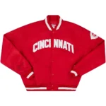Cincinnati Reds Satin Varsity Jacket