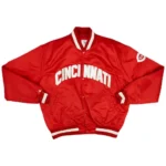 Cincinnati Reds Satin Varsity Jacket