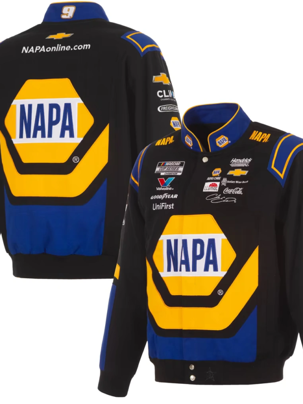 Chase Elliott NAPA Racing Jacket Black Royal Blue