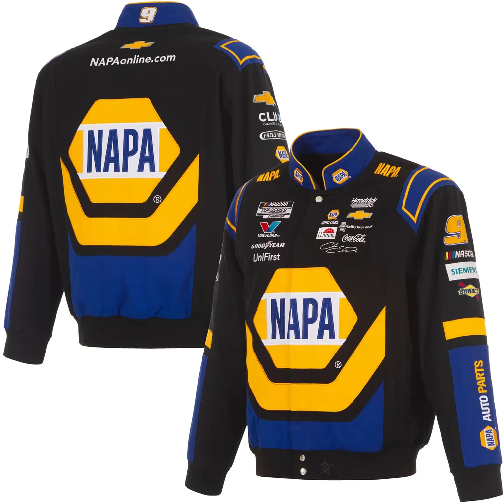 Chase Elliott NAPA Racing Jacket Black Royal Blue