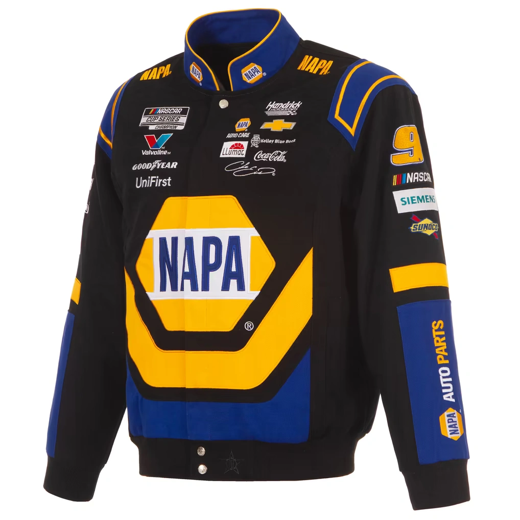 Chase Elliott NAPA Racing Jacket Black Royal Blue
