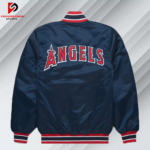 Los Angeles Angels Satin Varsity Jacket