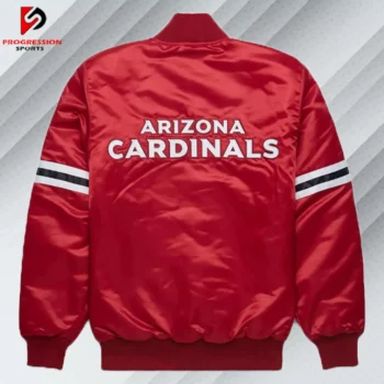 Arizona Cardinals Premium Satin Varsity Jacket