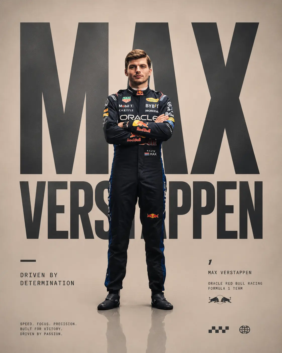 Max Verstappen 2026 Red Bull F1 Race Suit Replica Max Verstappen 2026 Red Bull F1 Race Suit Replica