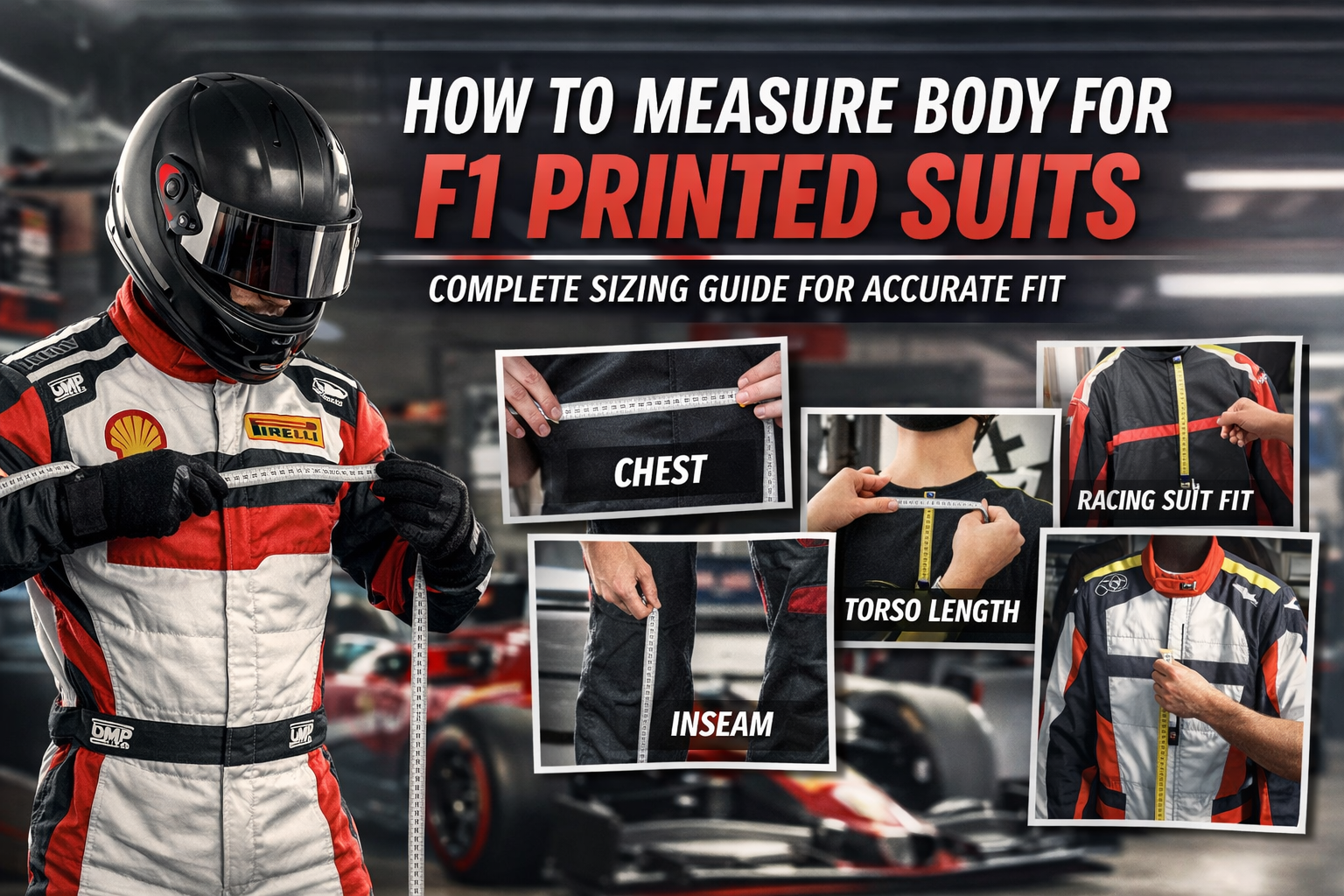 How to measure f1 Suits
