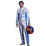 Carlos Sainz 2026 Williams F1 race suit replica front view