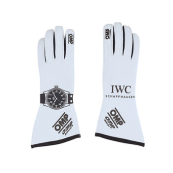 White Mercedes AMG Petronas F1 Racing Gloves
