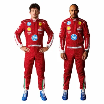 2025 Lewis Hamilton Monza GP Ferrari F1 Race Suit