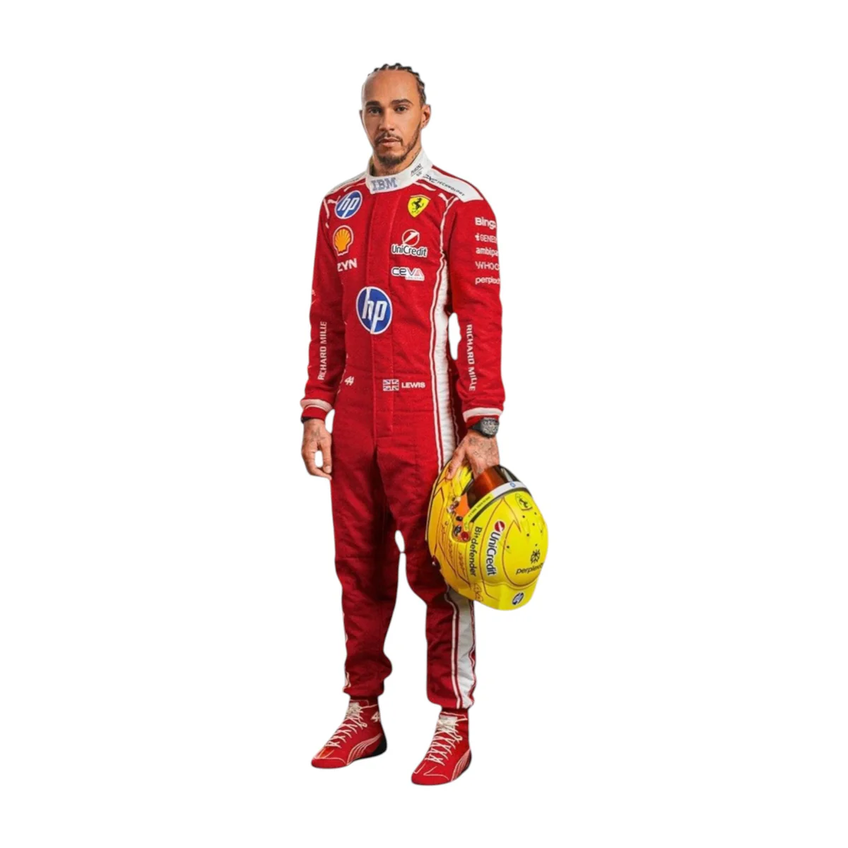 2026 Lewis Hamilton Ferrari F1 Race Suit Replica 2026 Lewis Hamilton Ferrari F1 Race Suit Replica