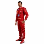 2024 Carlos Sainz Jr. Ferrari F1 Race Suit Las – Vegas GP