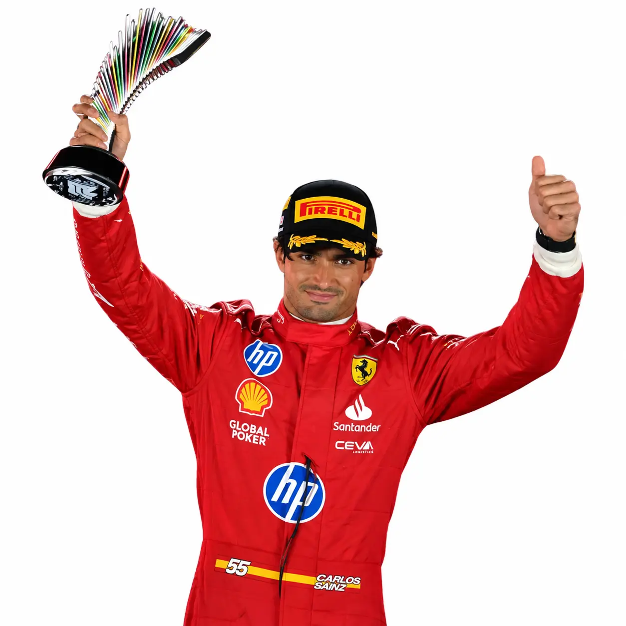 2024 Carlos Sainz Jr. Ferrari F1 Race Suit Las – Vegas GP 2024 Carlos Sainz Jr. Ferrari F1 Race Suit Las – Vegas GP