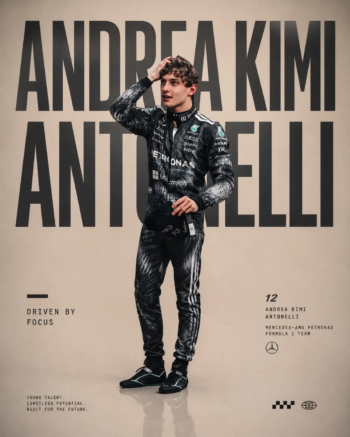 2026 Andrea Kimi Antonelli Mercedes F1 Race Suit