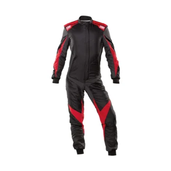 OMP Tecnica Evo Black Red Racing Suit