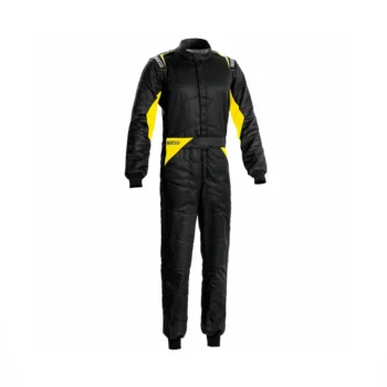 Black Yellow Sparco Race Outfit