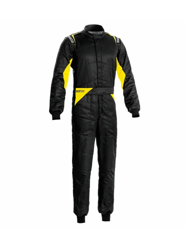Black Yellow Sparco Race Outfit