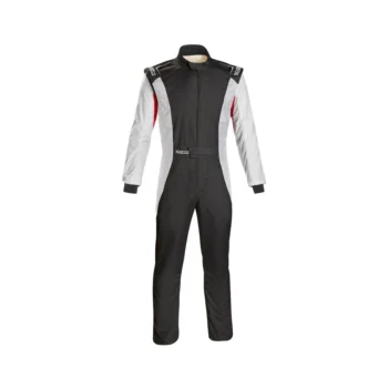 Brown White Sparco Racing Costume