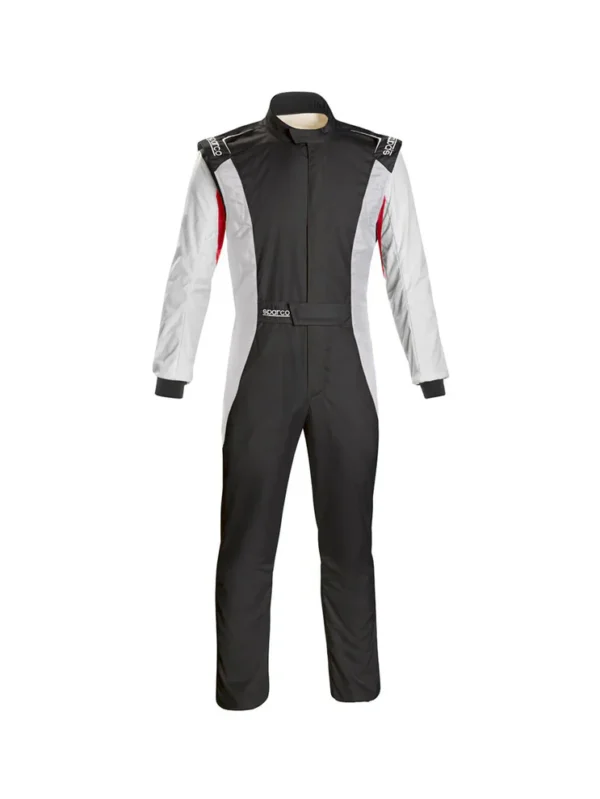 Brown White Sparco Racing Costume