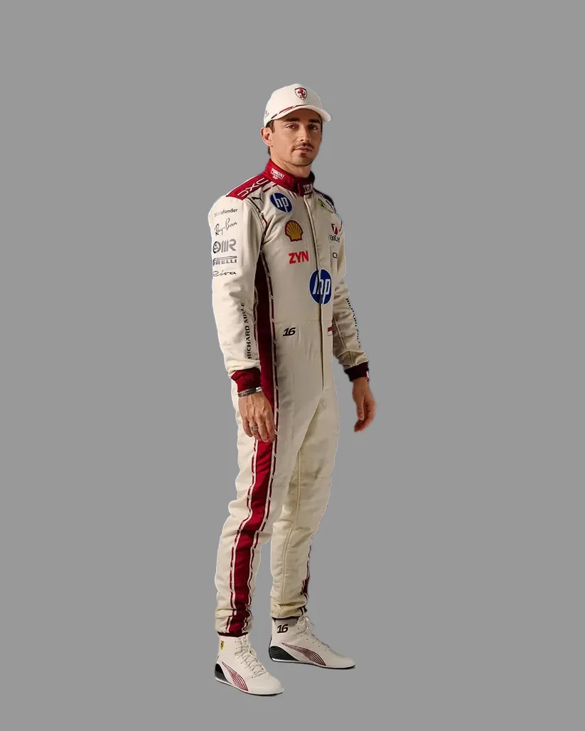 2026 Charles Leclerc Monaco GP Ferrari F1 Race Suit 2026 Charles Leclerc Monaco GP Ferrari F1 Race Suit