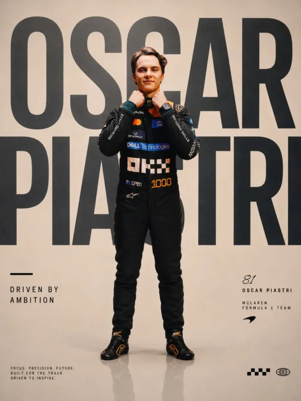 2026 Oscar Piastri McLaren F1 Race Suit Monaco GP