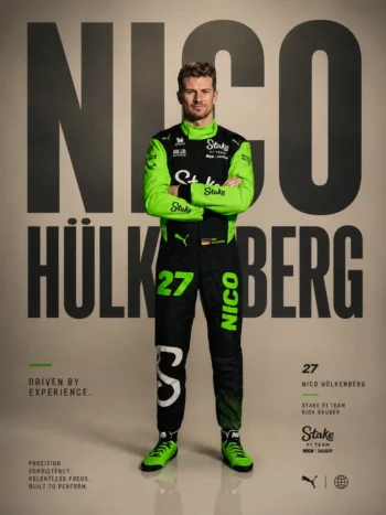 2025 Nico Hülkenberg Stake F1 Race Suits