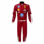2025 Charles Leclerc Monza GP Ferrari F1 Race Suit Replica