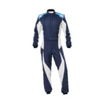 OMP Tecnica Evo Navy Blue White Race Suit