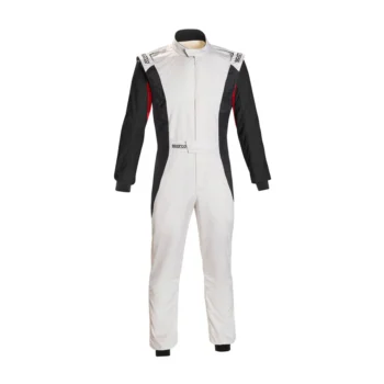 White Black Sparco Racing Suit