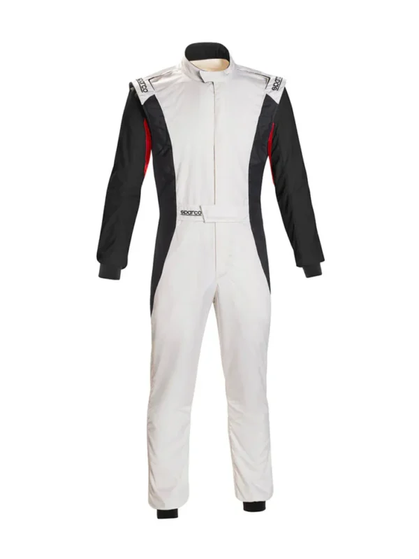 White Black Sparco Racing Suit