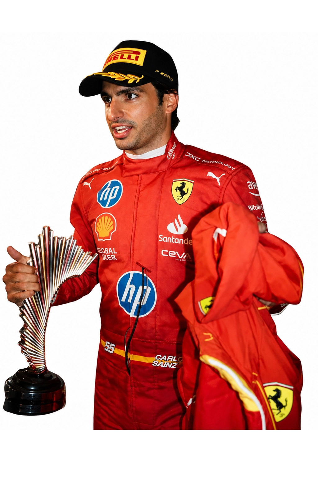 2024 Carlos Sainz Jr. Ferrari F1 Race Suit Las – Vegas GP 2024 Carlos Sainz Jr. Ferrari F1 Race Suit Las – Vegas GP