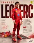 2024 Charles Leclerc F1 Race Suit Replica Las Vegas GP Ferrari