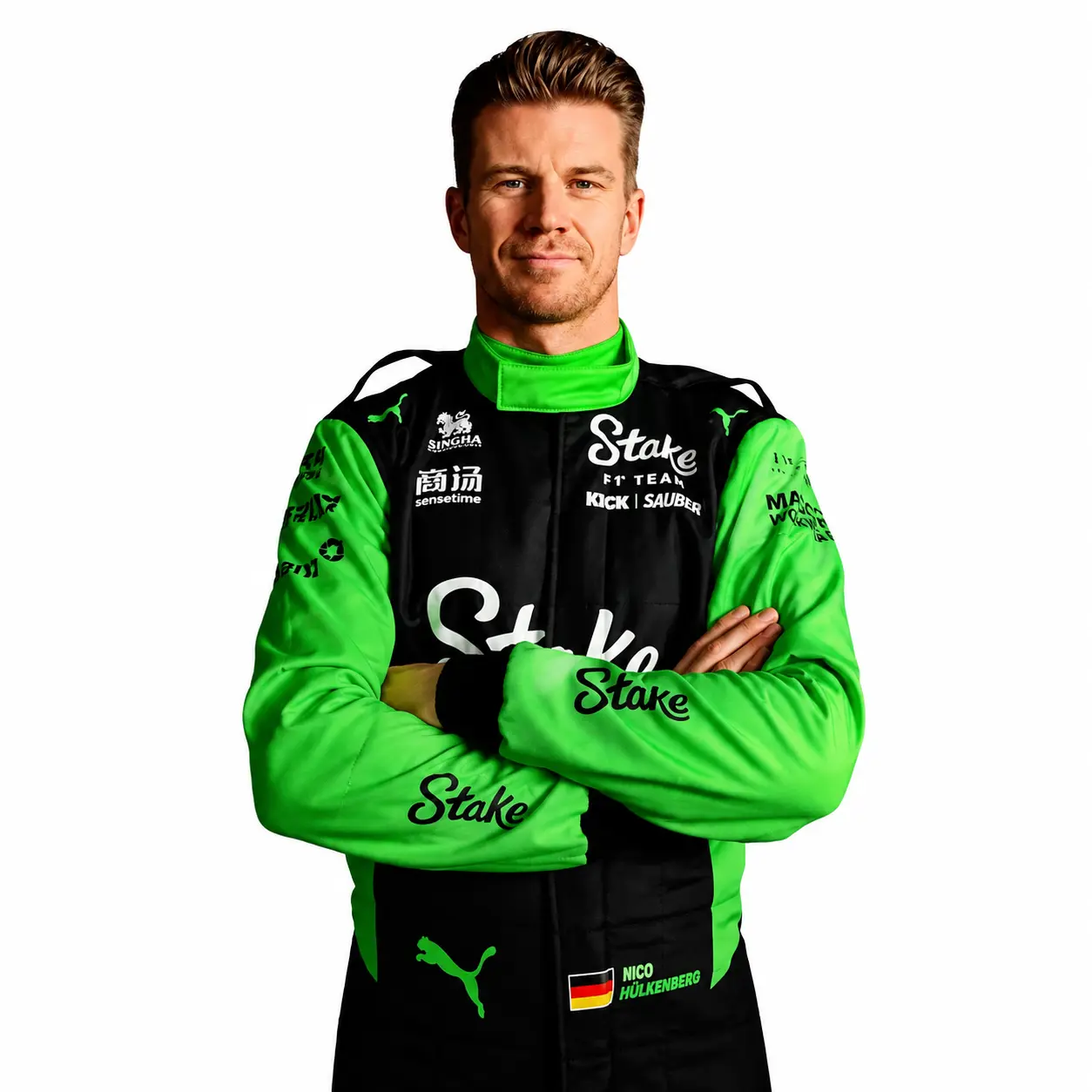 2025 Nico Hülkenberg Stake F1 Race Suits 2025 Nico Hülkenberg Stake F1 Race Suits