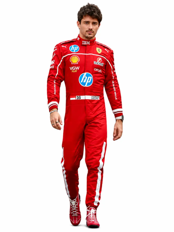 Buy 2025 Charles Leclerc Ferrari F1 Race Suit Replica