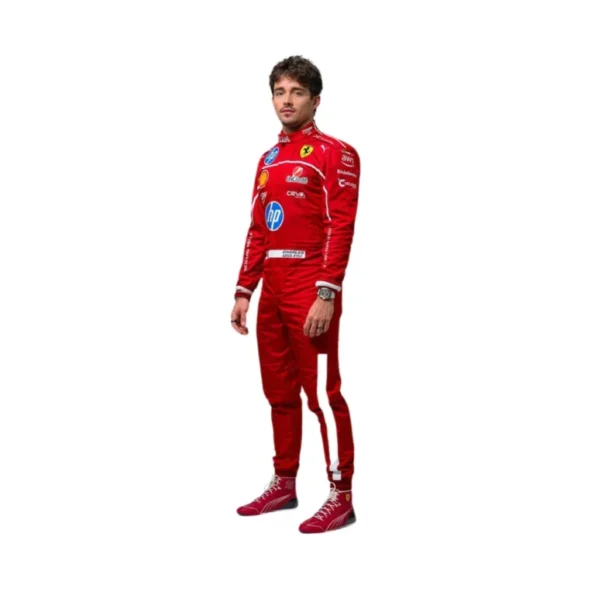 Buy 2025 Charles Leclerc Ferrari F1 Race Suit Replica